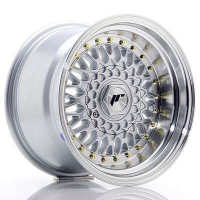 felga JR Wheels JR9 15x9 ET10 4x100/108 Silver w/Machined Lip
