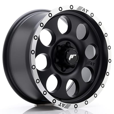 felga JR Wheels JRX4 17x8.5 ET20 6x139.7 Matt Black w/Machined Lip