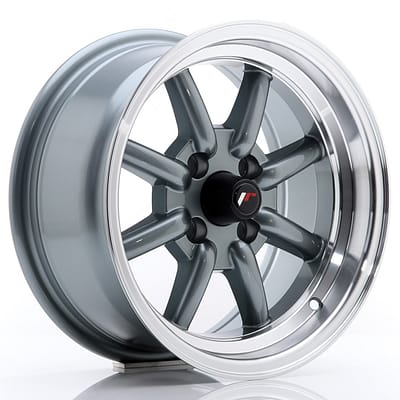 felga JR Wheels JR19 14x7 ET0 4x100 Gun Metal