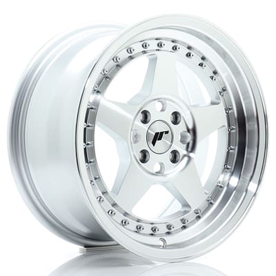 felga JR Wheels JR6 16x8 ET30 4x100 Silver Machined Face