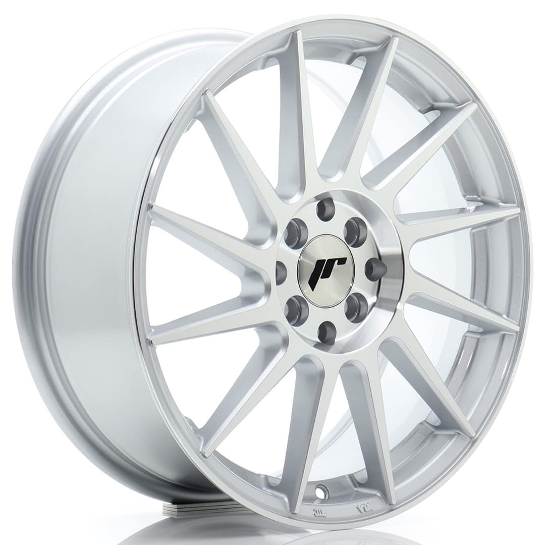 felga JR Wheels JR22 17x7 ET40 4x100/114 Silver Machined Face